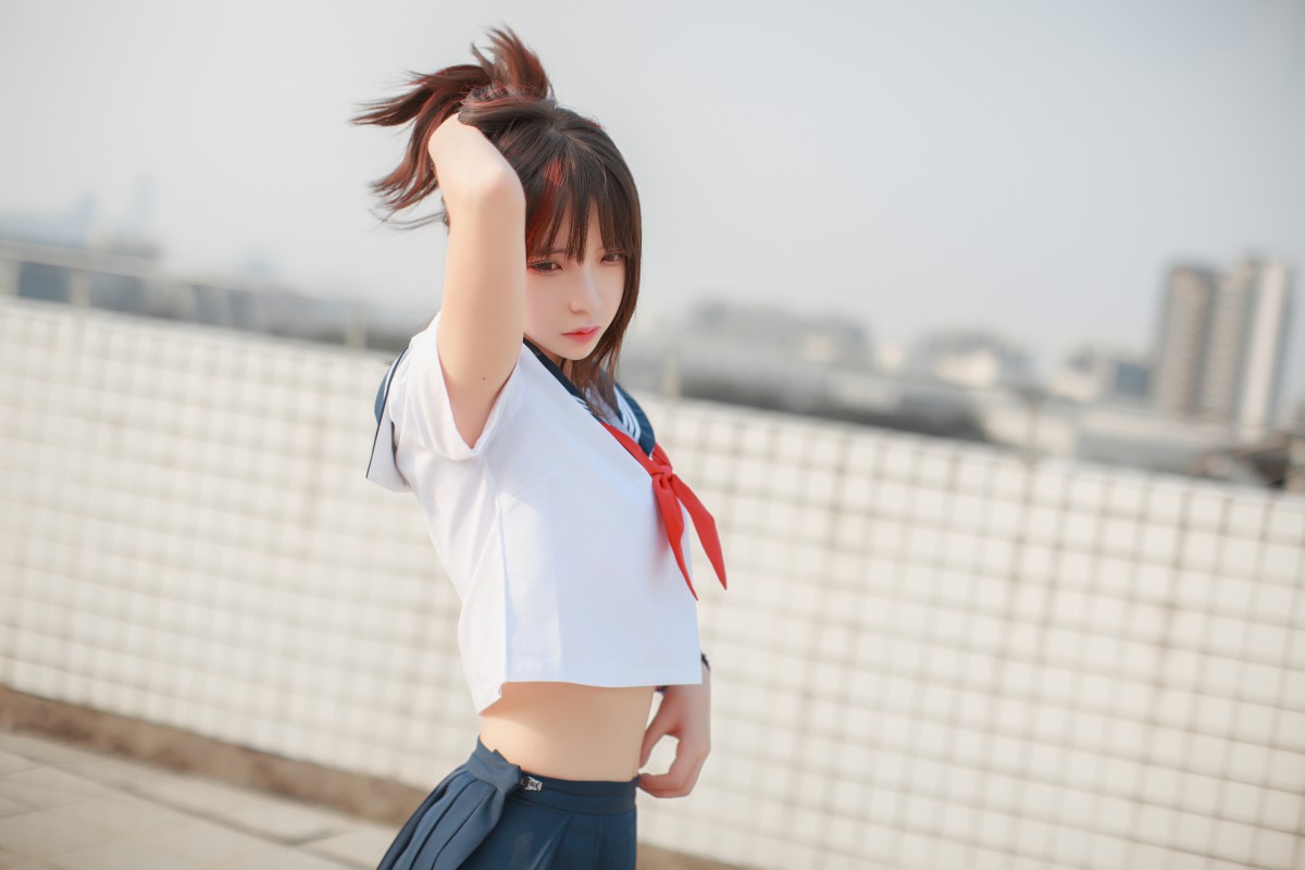 图片[33]-COS美女 疯猫ss – 同桌的水手服 – COSPLAY-瞬颜部落