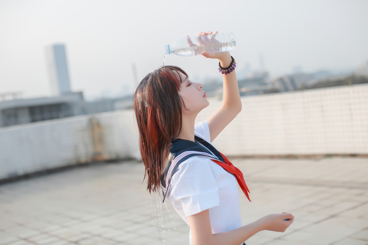图片[34]-COS美女 疯猫ss – 同桌的水手服 – COSPLAY-瞬颜部落
