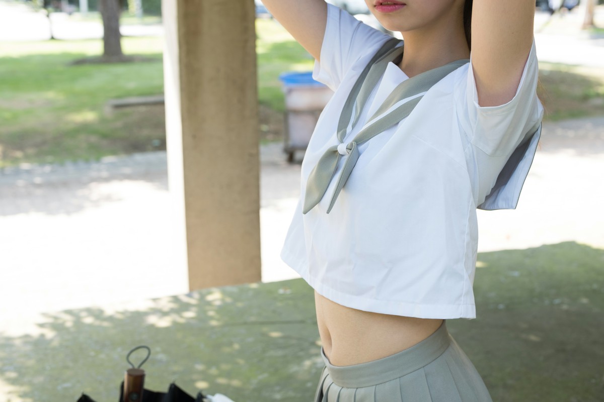 [森萝财团]R15-026JK白丝户外 – COSPLAY-瞬颜部落