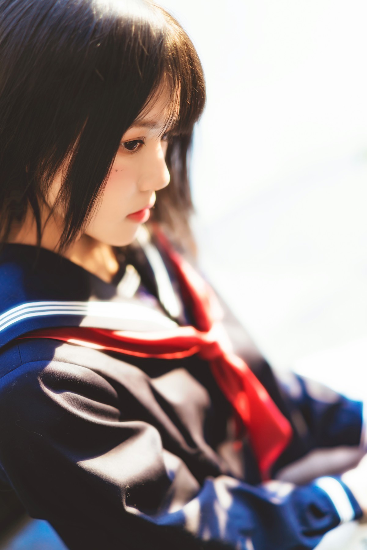 图片[14]-萝莉风COS 桜桃喵 – 黑色水手服 – COSPLAY-瞬颜部落