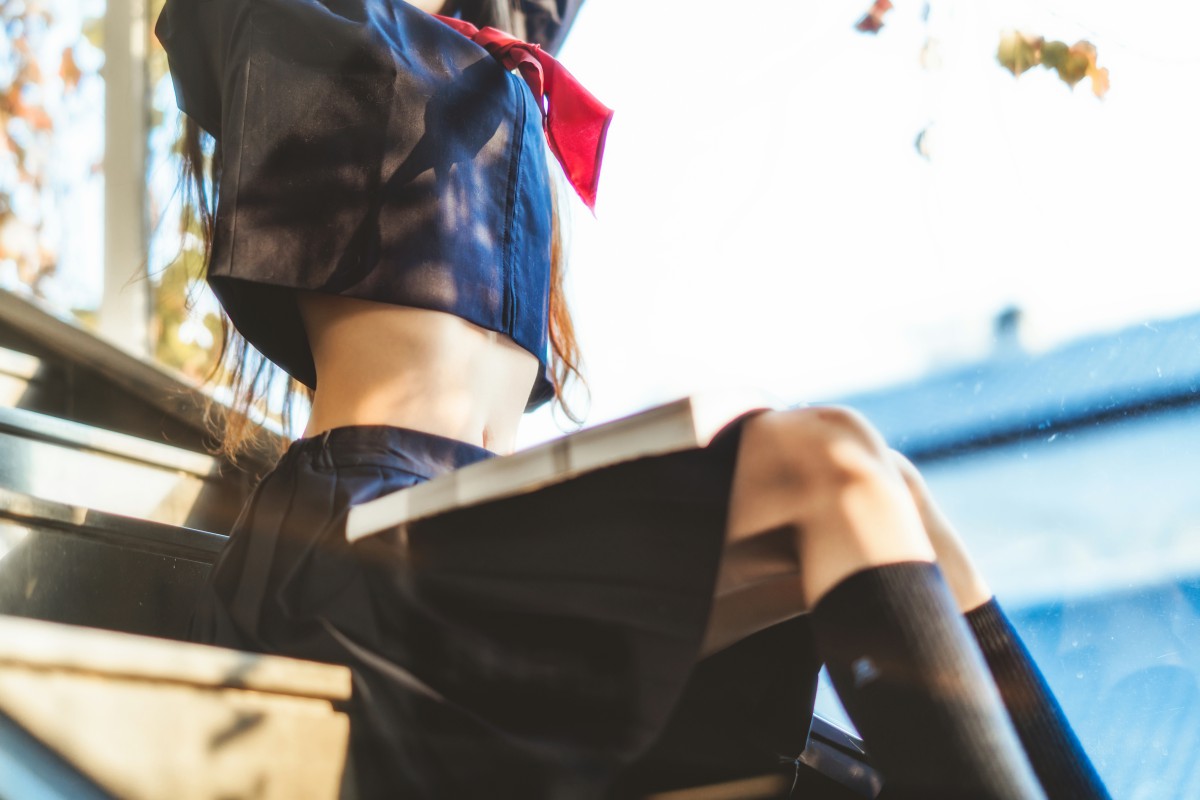 图片[20]-萝莉风COS 桜桃喵 – 黑色水手服 – COSPLAY-瞬颜部落