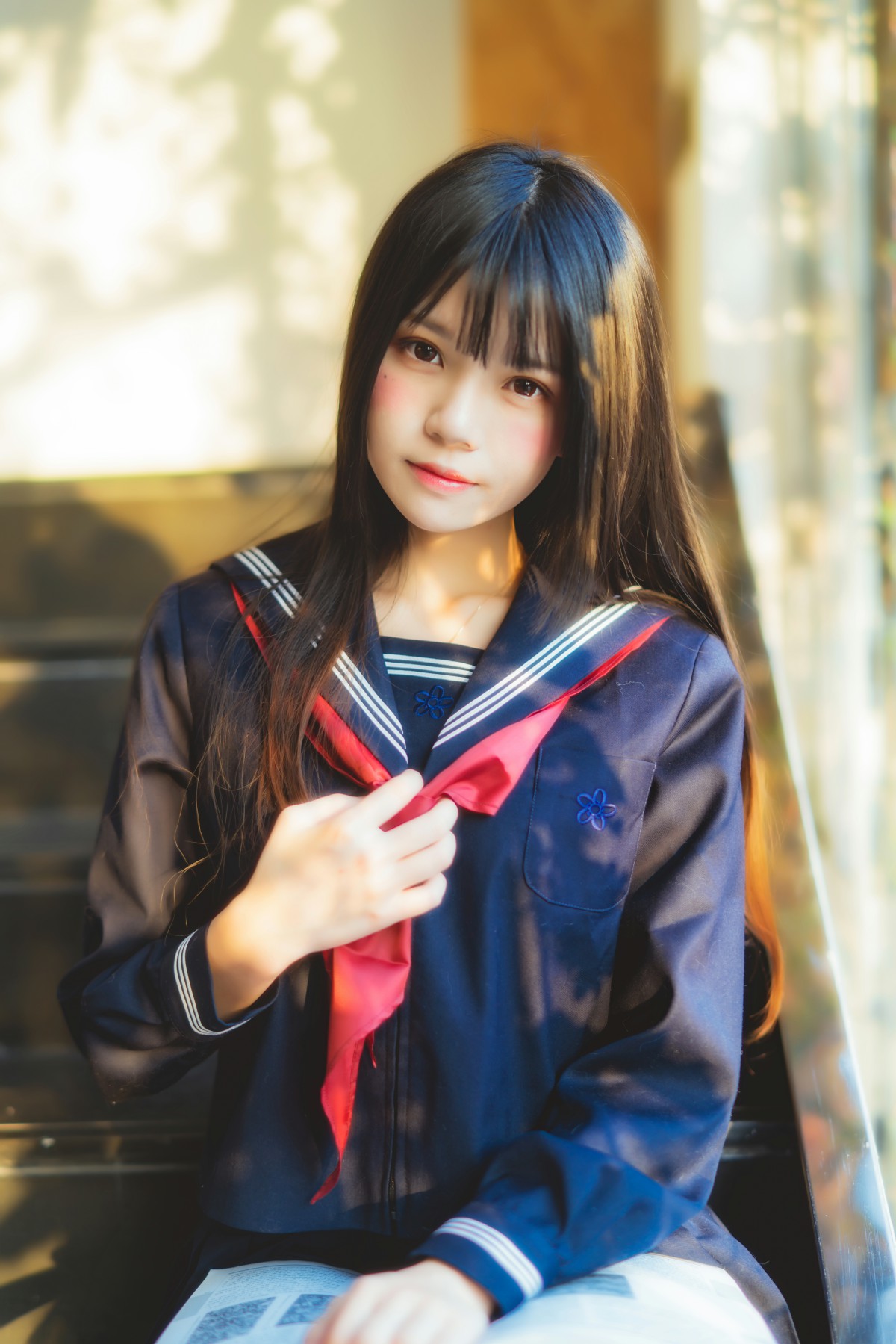 图片[22]-萝莉风COS 桜桃喵 – 黑色水手服 – COSPLAY-瞬颜部落