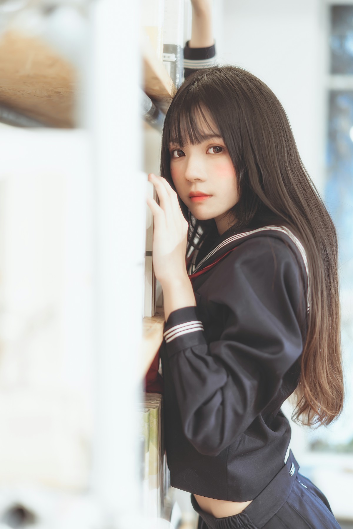 图片[46]-萝莉风COS 桜桃喵 – 黑色水手服 – COSPLAY-瞬颜部落
