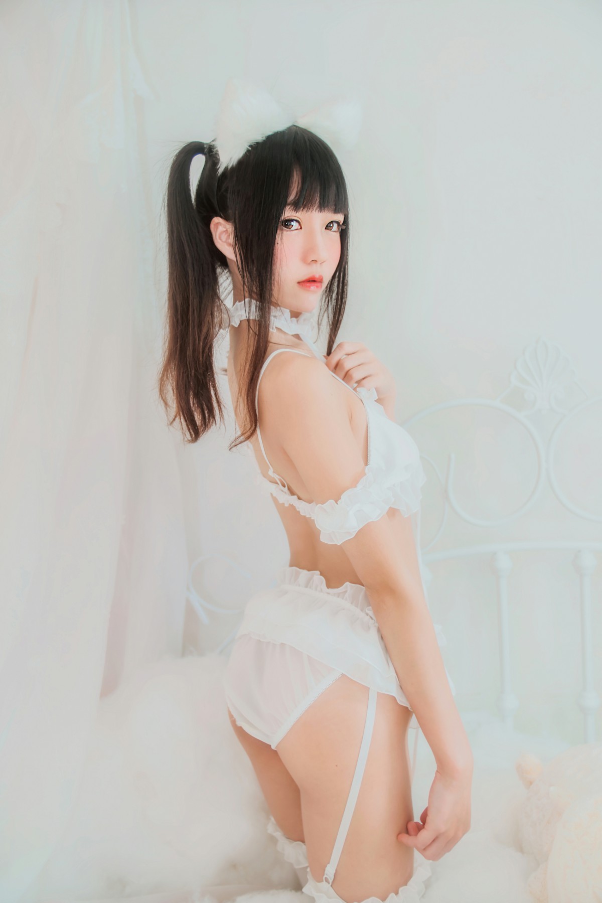 图片[6]-萝莉风COS 桜桃喵 – 白猫 – COSPLAY-瞬颜部落