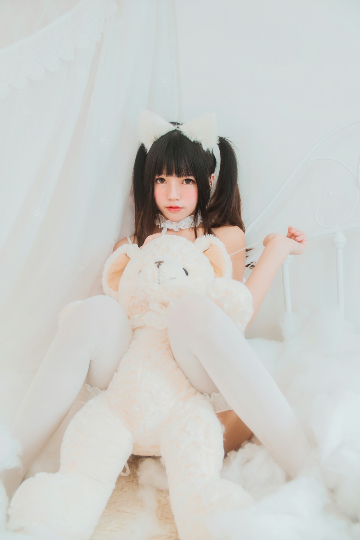 图片[10]-萝莉风COS 桜桃喵 – 白猫 – COSPLAY-瞬颜部落