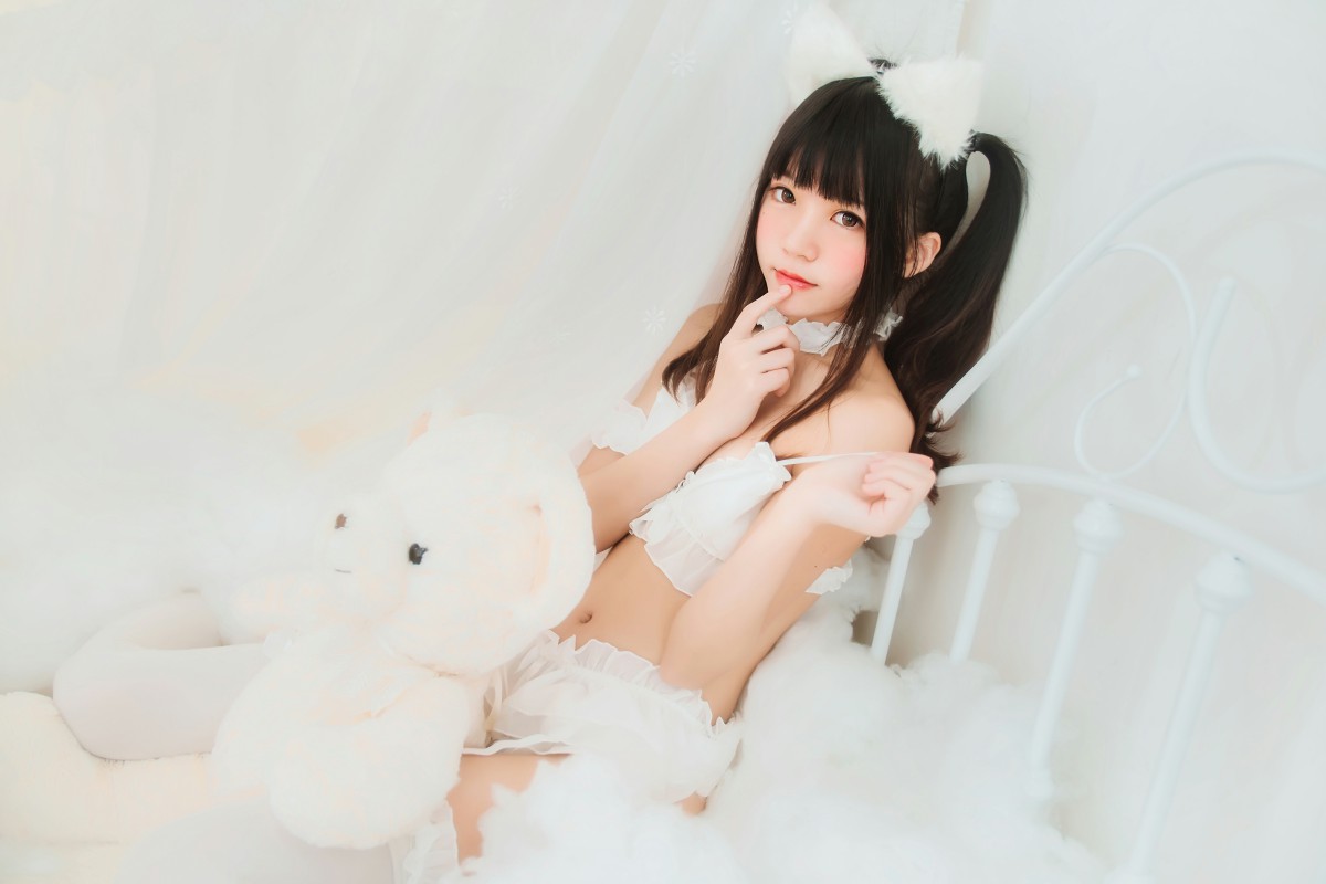图片[11]-萝莉风COS 桜桃喵 – 白猫 – COSPLAY-瞬颜部落
