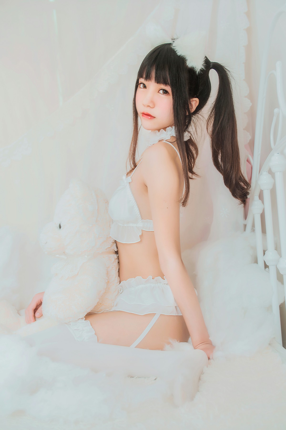 图片[12]-萝莉风COS 桜桃喵 – 白猫 – COSPLAY-瞬颜部落