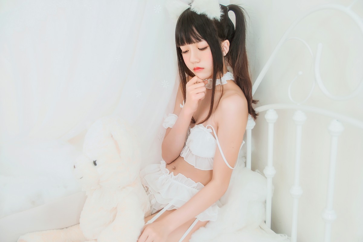 图片[14]-萝莉风COS 桜桃喵 – 白猫 – COSPLAY-瞬颜部落