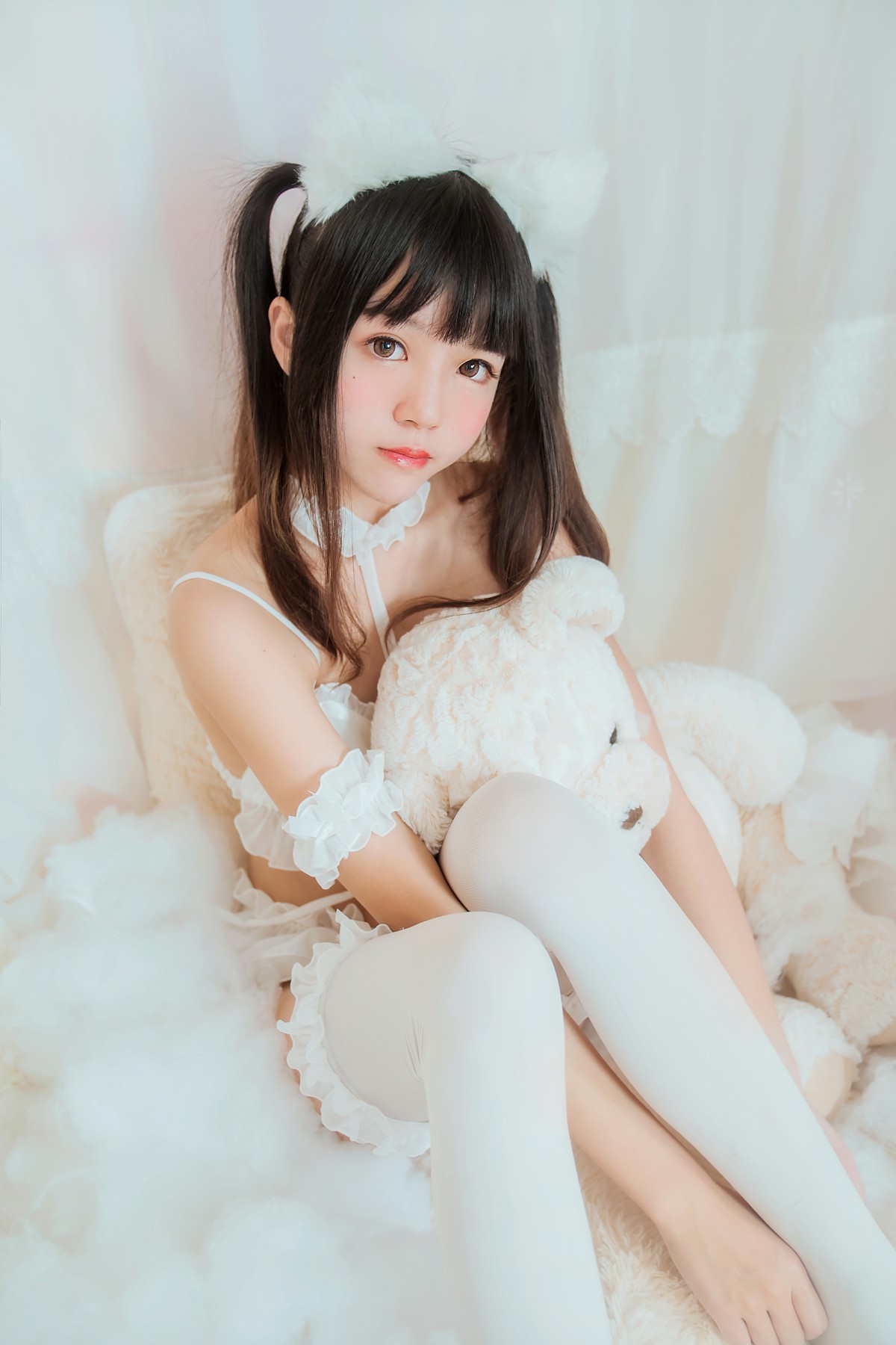 图片[18]-萝莉风COS 桜桃喵 – 白猫 – COSPLAY-瞬颜部落
