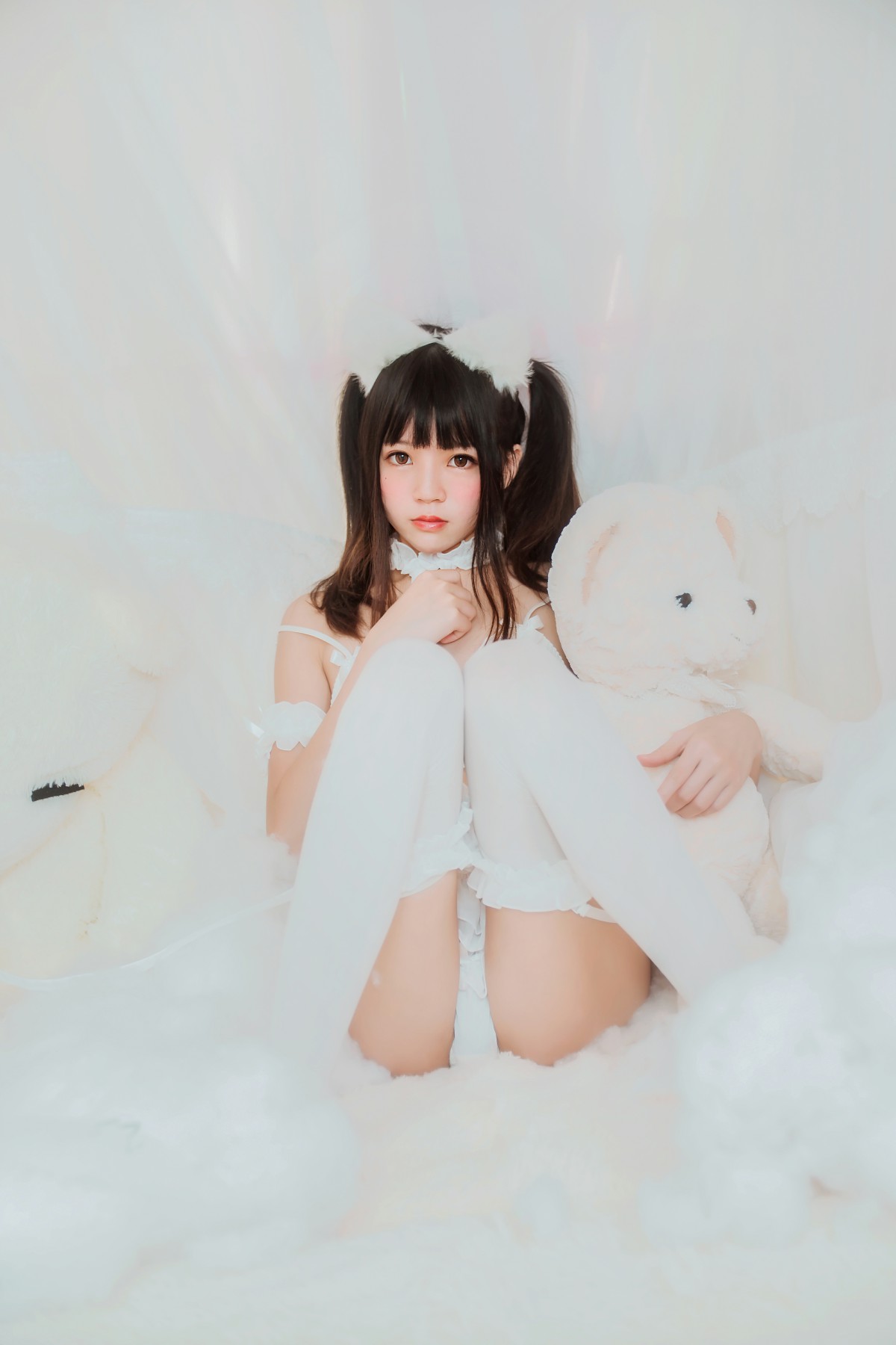 图片[17]-萝莉风COS 桜桃喵 – 白猫 – COSPLAY-瞬颜部落