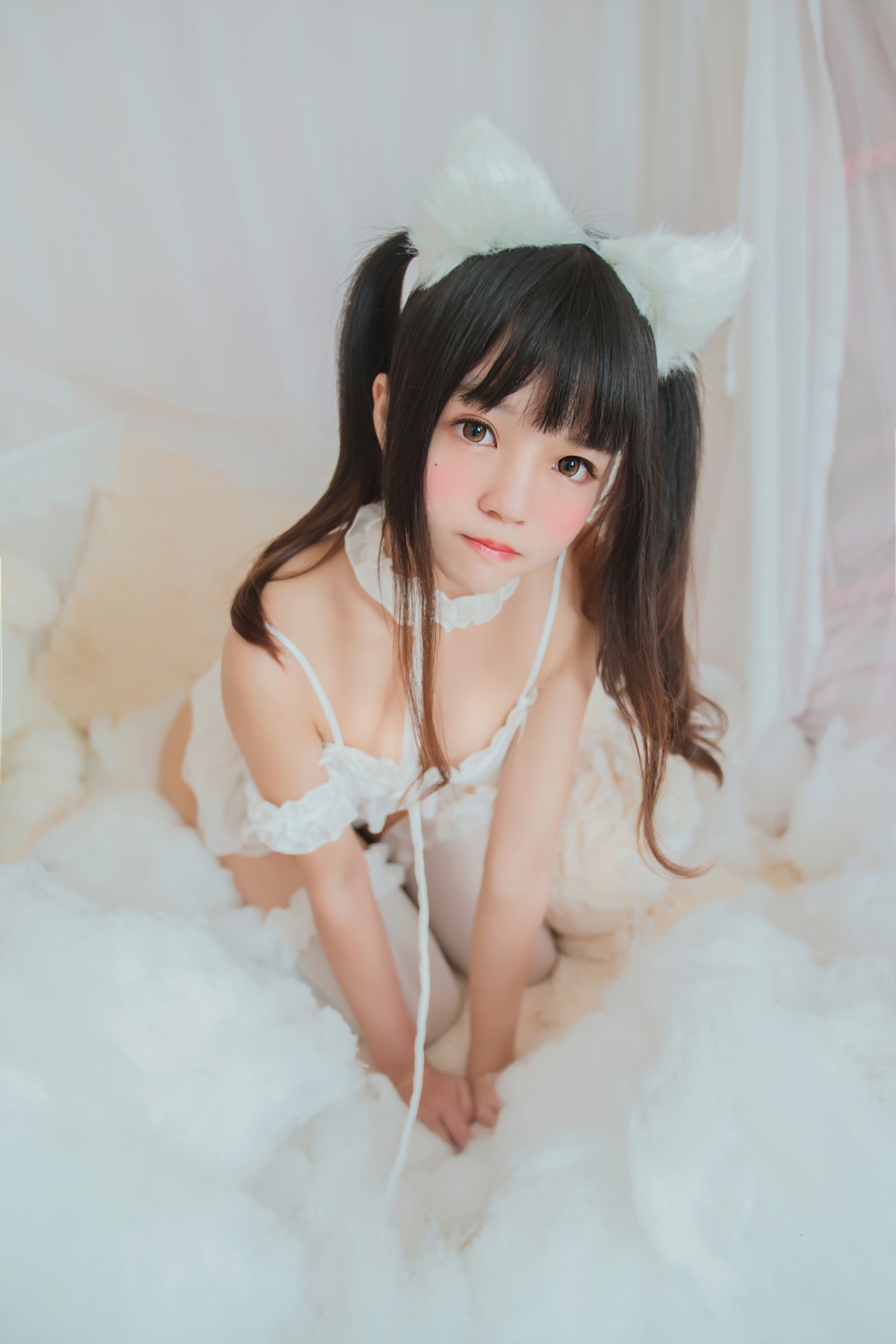 图片[23]-萝莉风COS 桜桃喵 – 白猫 – COSPLAY-瞬颜部落