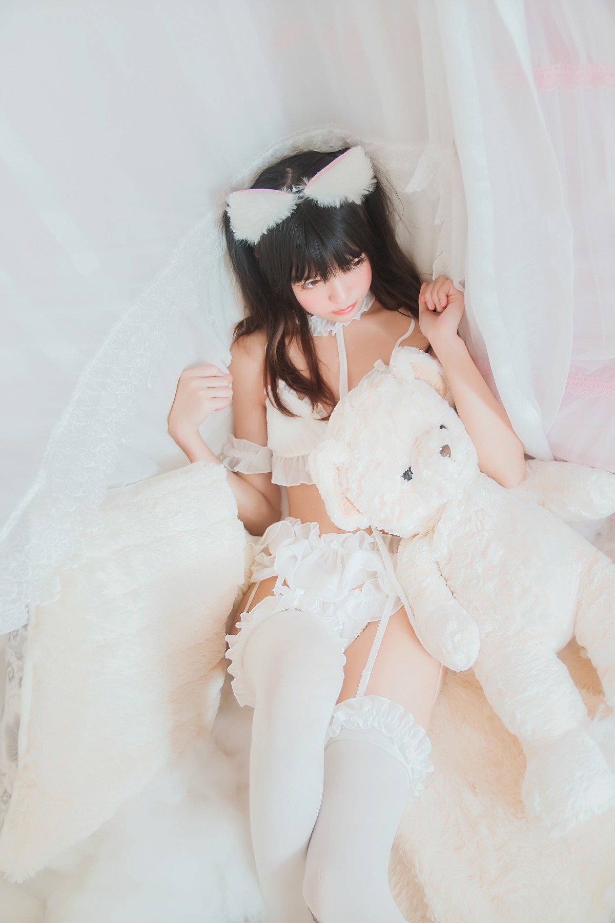 图片[26]-萝莉风COS 桜桃喵 – 白猫 – COSPLAY-瞬颜部落