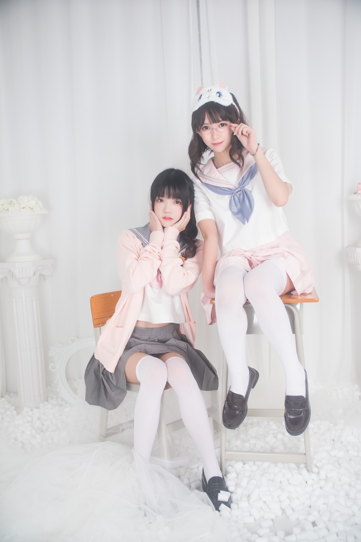 图片[6]-萝莉风COS 桜桃喵&amp;鳗鱼霏子 – 百合 – COSPLAY-瞬颜部落
