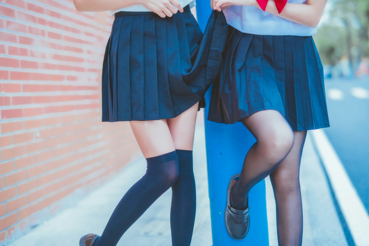 图片[5]-萝莉风COS 桜桃喵&amp;疯猫ss – JK百合2 – COSPLAY-瞬颜部落