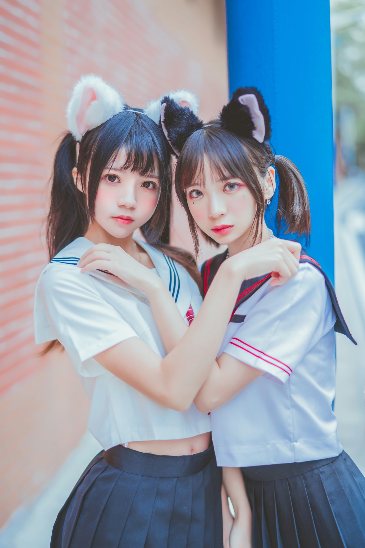 图片[6]-萝莉风COS 桜桃喵&amp;疯猫ss – JK百合2 – COSPLAY-瞬颜部落
