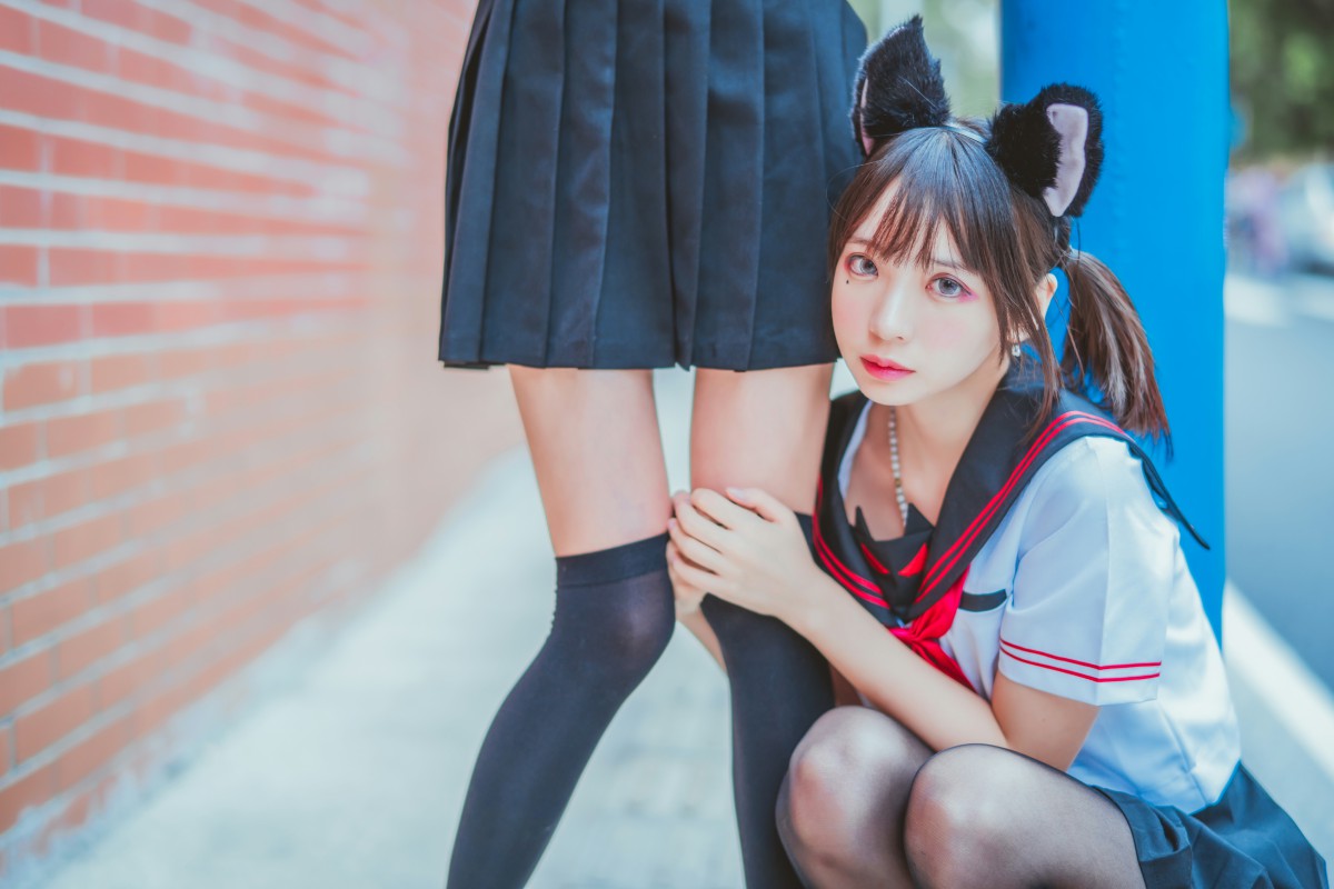 图片[16]-萝莉风COS 桜桃喵&amp;疯猫ss – JK百合2 – COSPLAY-瞬颜部落