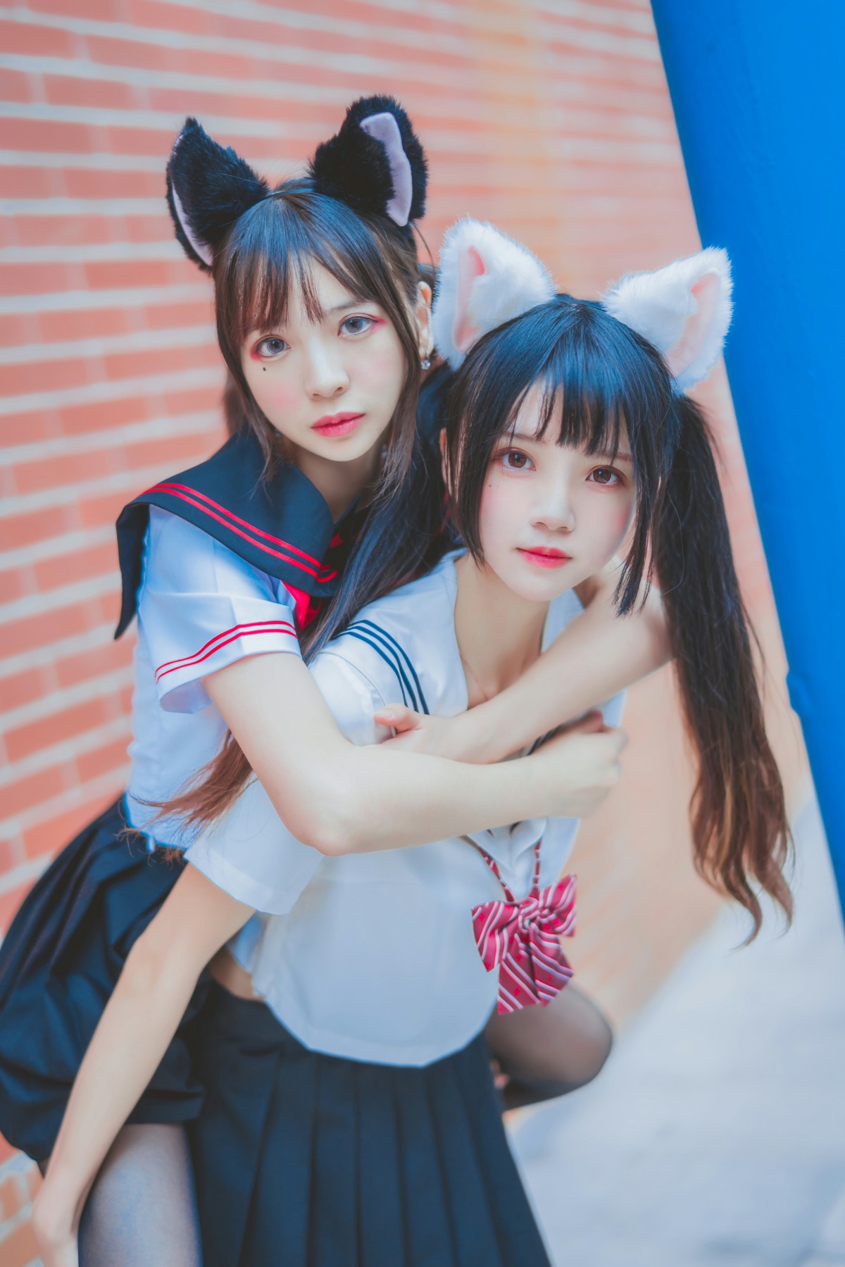 图片[18]-萝莉风COS 桜桃喵&amp;疯猫ss – JK百合2 – COSPLAY-瞬颜部落
