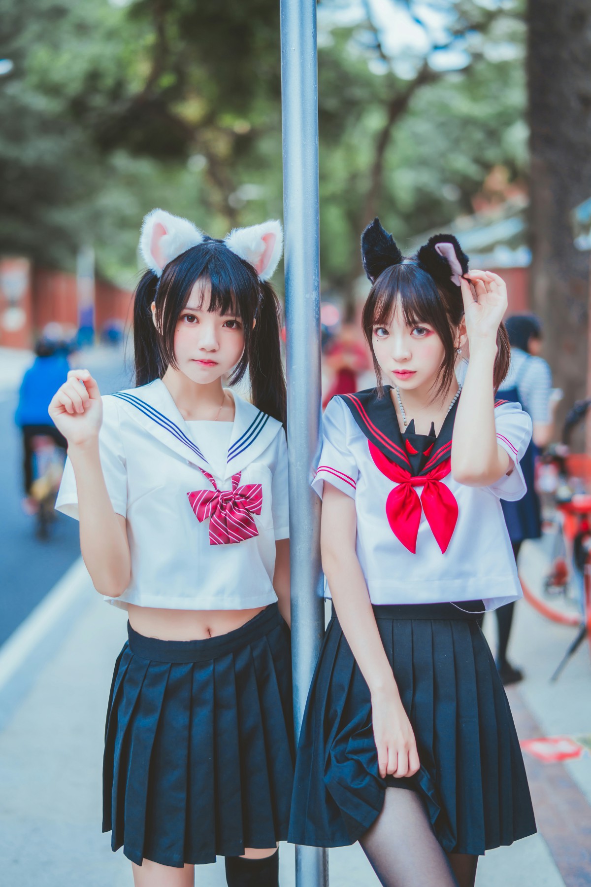 图片[21]-萝莉风COS 桜桃喵&amp;疯猫ss – JK百合2 – COSPLAY-瞬颜部落