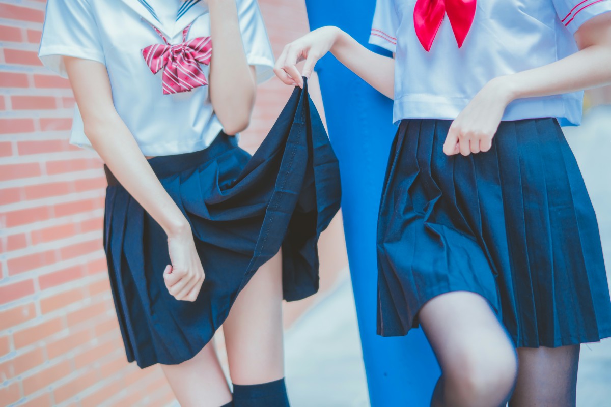 图片[29]-萝莉风COS 桜桃喵&amp;疯猫ss – JK百合2 – COSPLAY-瞬颜部落