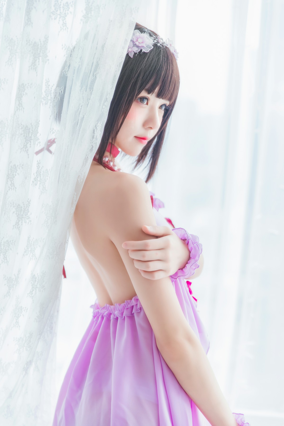 图片[17]-萝莉风COS 桜桃喵 – 加藤惠系列之小睡裙 – COSPLAY-瞬颜部落