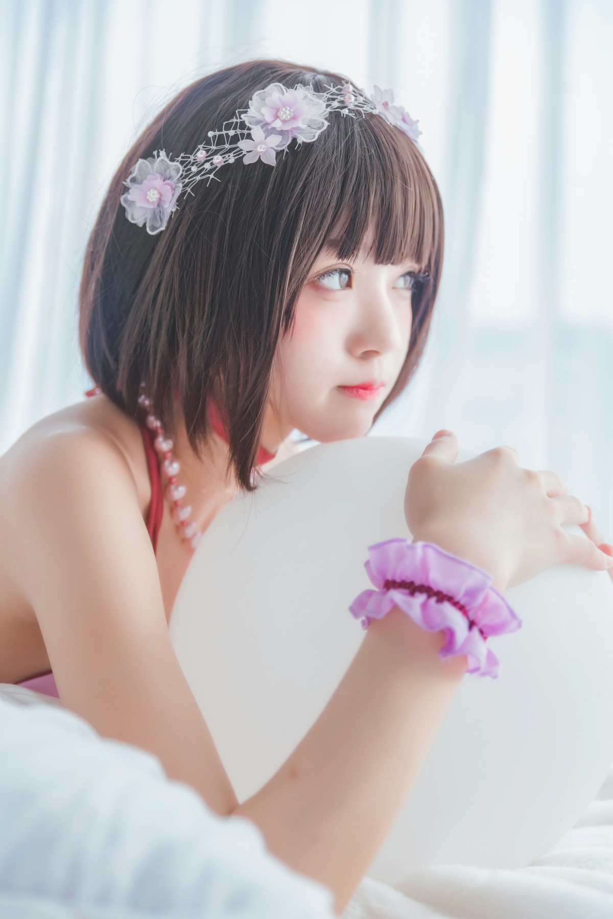 图片[25]-萝莉风COS 桜桃喵 – 加藤惠系列之小睡裙 – COSPLAY-瞬颜部落