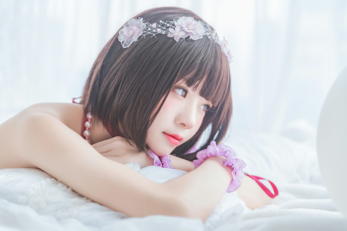 图片[29]-萝莉风COS 桜桃喵 – 加藤惠系列之小睡裙 – COSPLAY-瞬颜部落