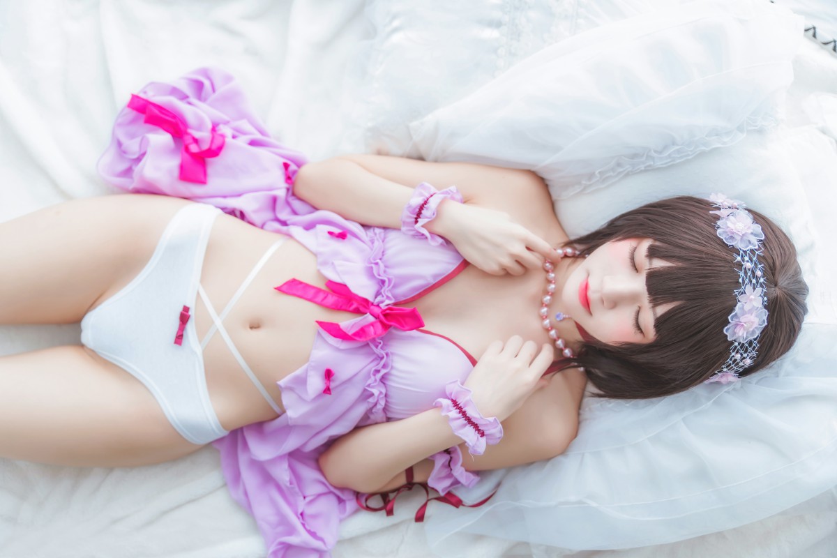 图片[31]-萝莉风COS 桜桃喵 – 加藤惠系列之小睡裙 – COSPLAY-瞬颜部落