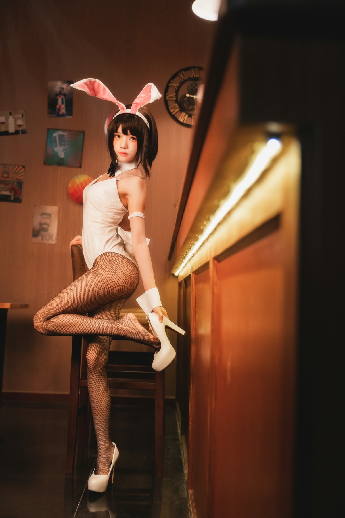 图片[24]-萝莉风COS 桜桃喵 – 加藤惠系列之兔女郎 – COSPLAY-瞬颜部落
