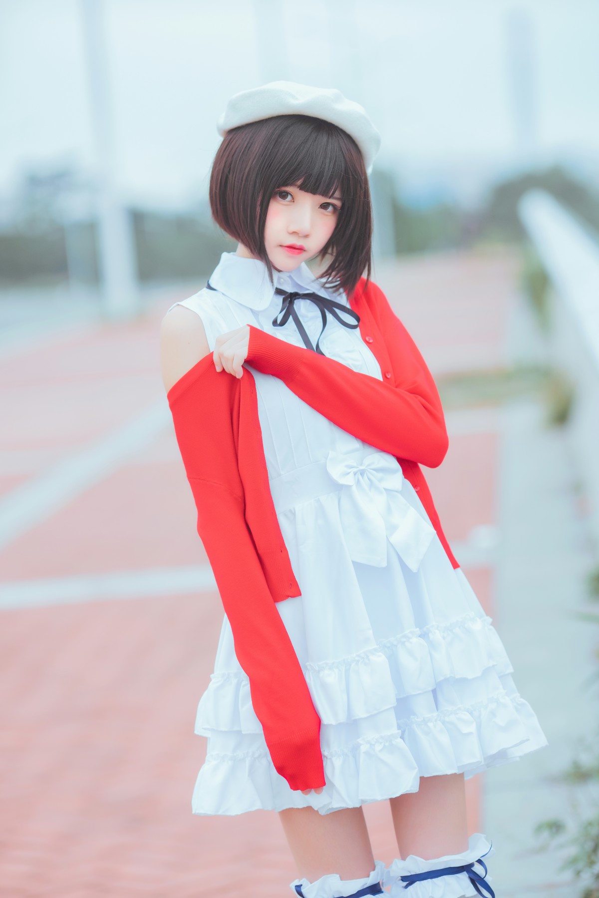 萝莉风COS 桜桃喵 – 加藤惠系列之常服 – COSPLAY-瞬颜部落
