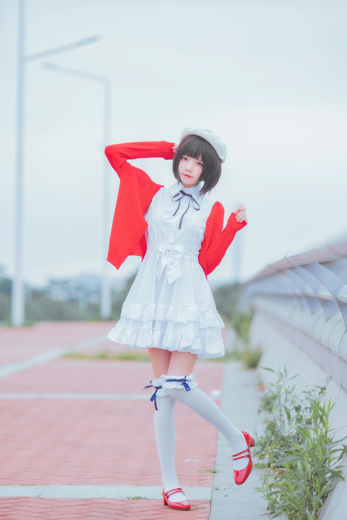 图片[4]-萝莉风COS 桜桃喵 – 加藤惠系列之常服 – COSPLAY-瞬颜部落
