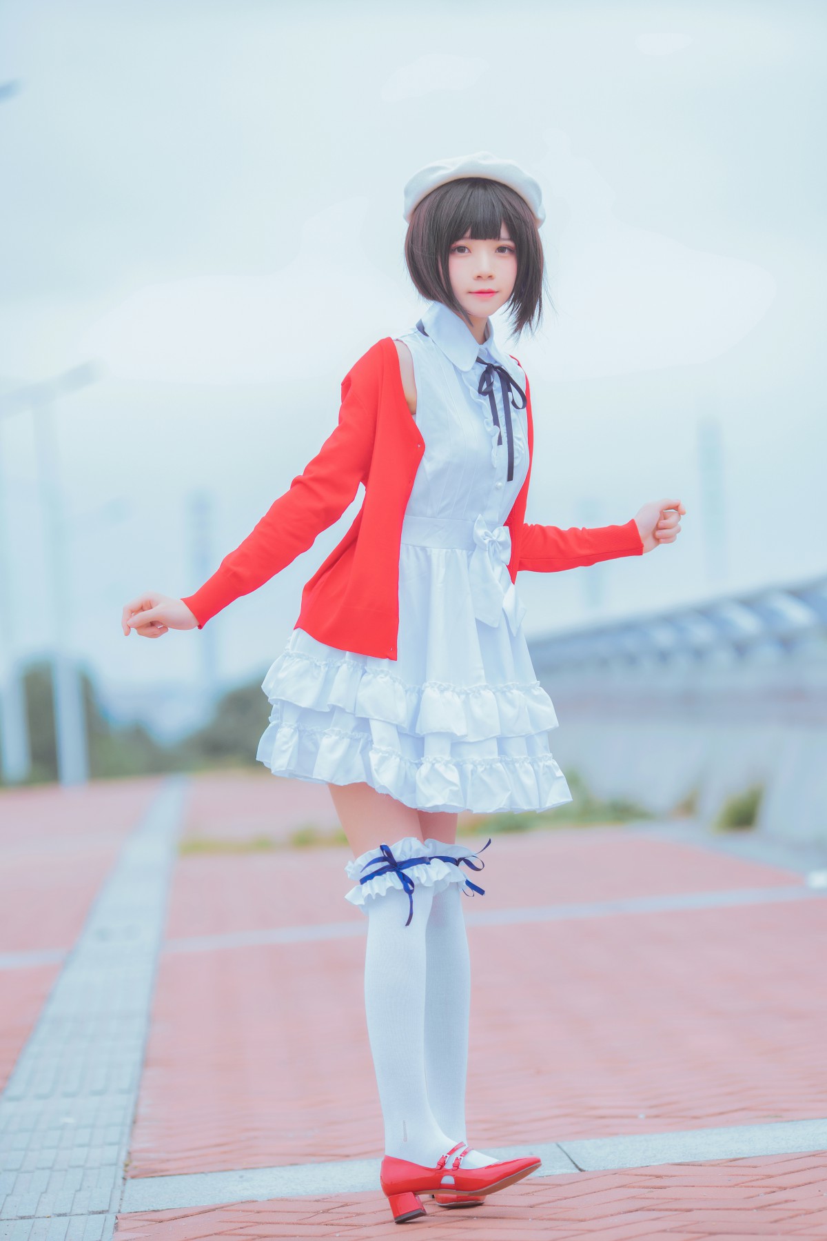 图片[6]-萝莉风COS 桜桃喵 – 加藤惠系列之常服 – COSPLAY-瞬颜部落