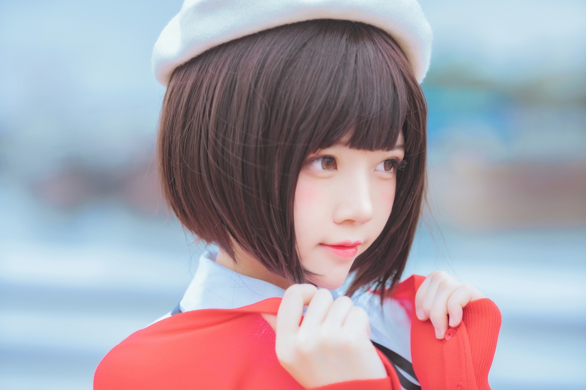 图片[10]-萝莉风COS 桜桃喵 – 加藤惠系列之常服 – COSPLAY-瞬颜部落