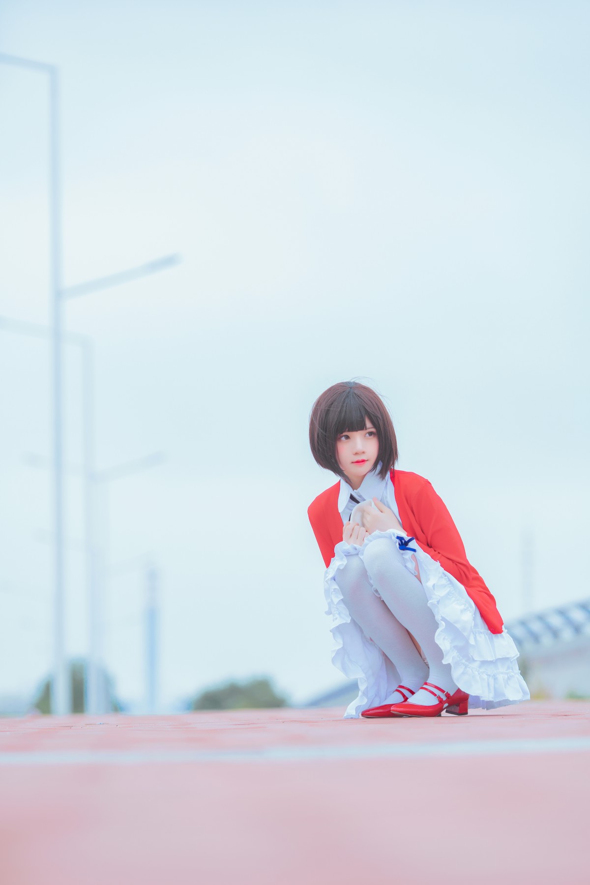 图片[26]-萝莉风COS 桜桃喵 – 加藤惠系列之常服 – COSPLAY-瞬颜部落