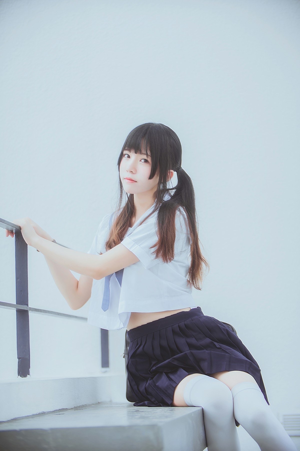 图片[8]-萝莉风COS 桜桃喵 – 蓝白水手服 – COSPLAY-瞬颜部落
