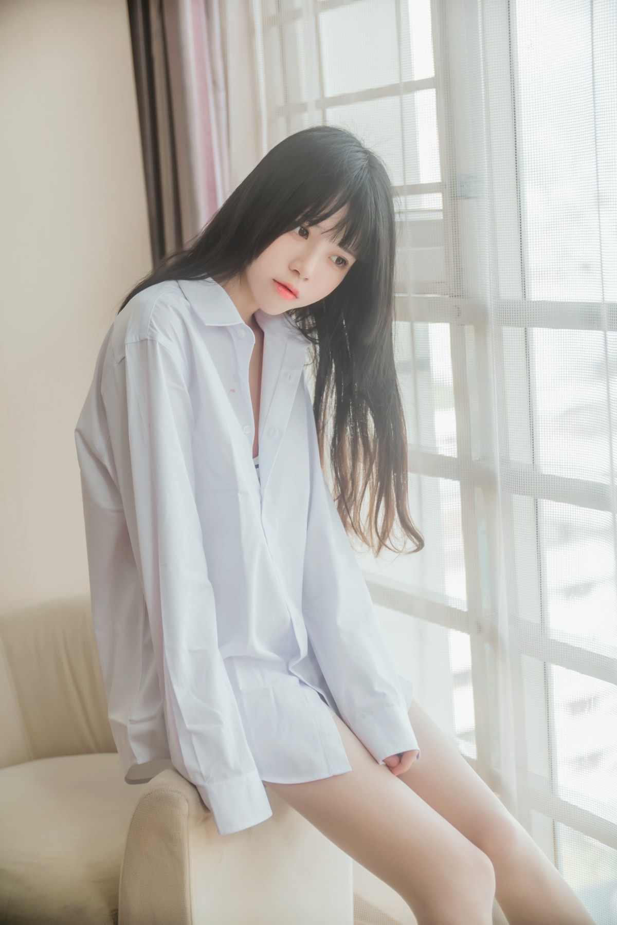 图片[5]-萝莉风COS 桜桃喵 – 白衬衫散发 – COSPLAY-瞬颜部落