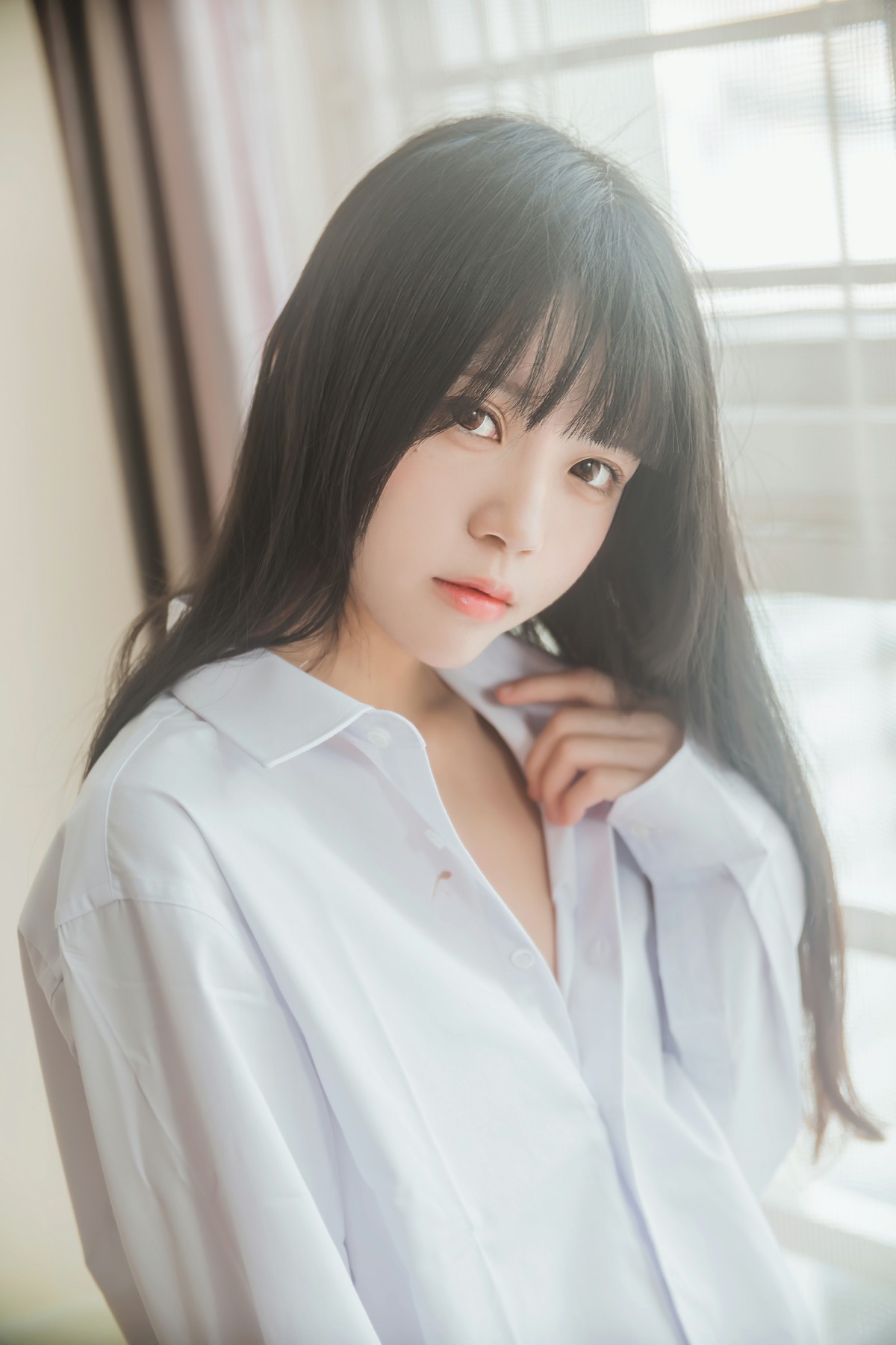 图片[7]-萝莉风COS 桜桃喵 – 白衬衫散发 – COSPLAY-瞬颜部落