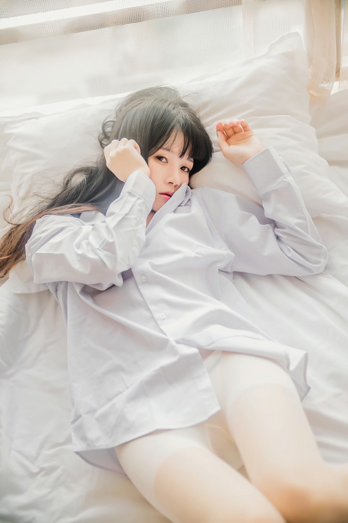 图片[16]-萝莉风COS 桜桃喵 – 白衬衫散发 – COSPLAY-瞬颜部落