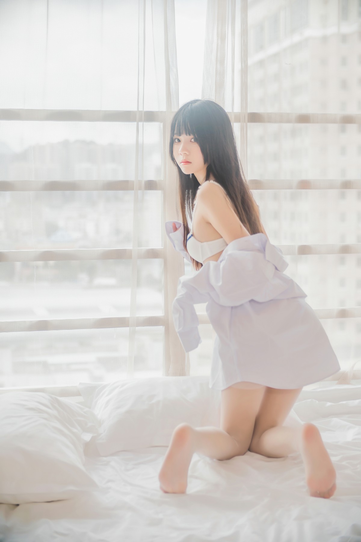 图片[45]-萝莉风COS 桜桃喵 – 白衬衫散发 – COSPLAY-瞬颜部落