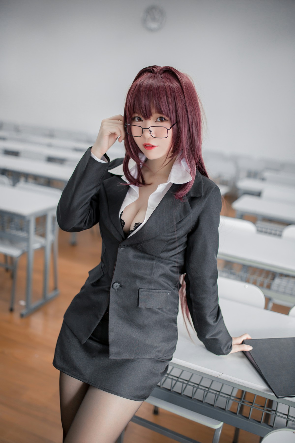 图片[2]-性感人气COSER Yoko宅夏Cos – 斯卡哈教师 – COSPLAY-瞬颜部落