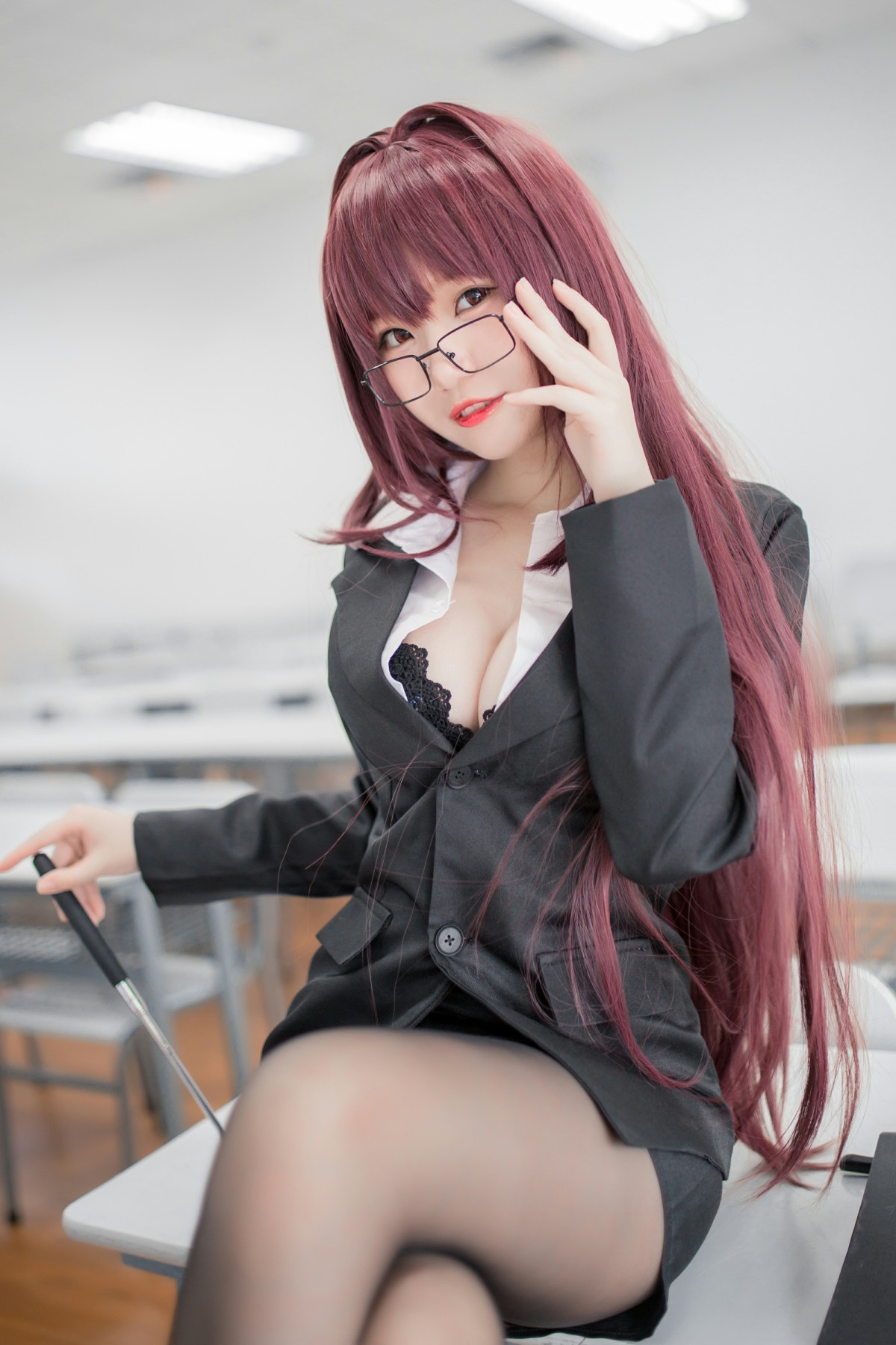 图片[4]-性感人气COSER Yoko宅夏Cos – 斯卡哈教师 – COSPLAY-瞬颜部落