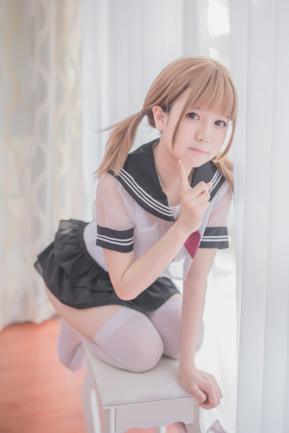 图片[14]-白金Saki写真 – 学生服 – COSPLAY-瞬颜部落