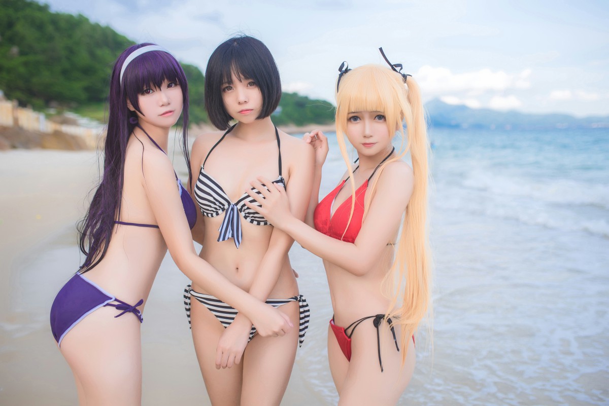 图片[10]-白金Saki写真 – 水着 – COSPLAY-瞬颜部落