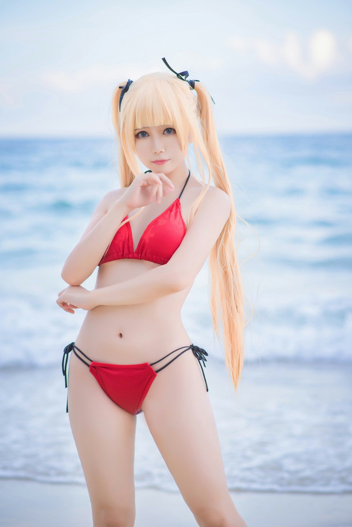 图片[16]-白金Saki写真 – 水着 – COSPLAY-瞬颜部落