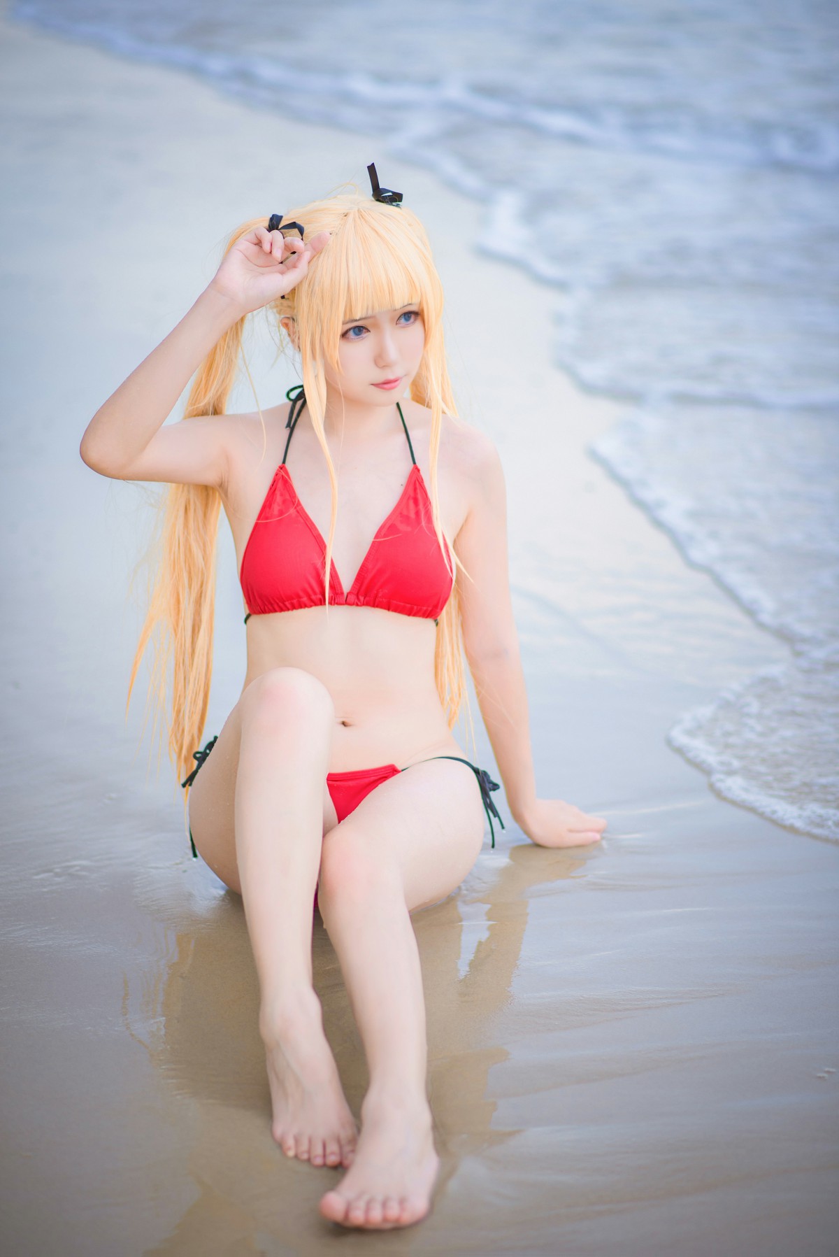 图片[20]-白金Saki写真 – 水着 – COSPLAY-瞬颜部落