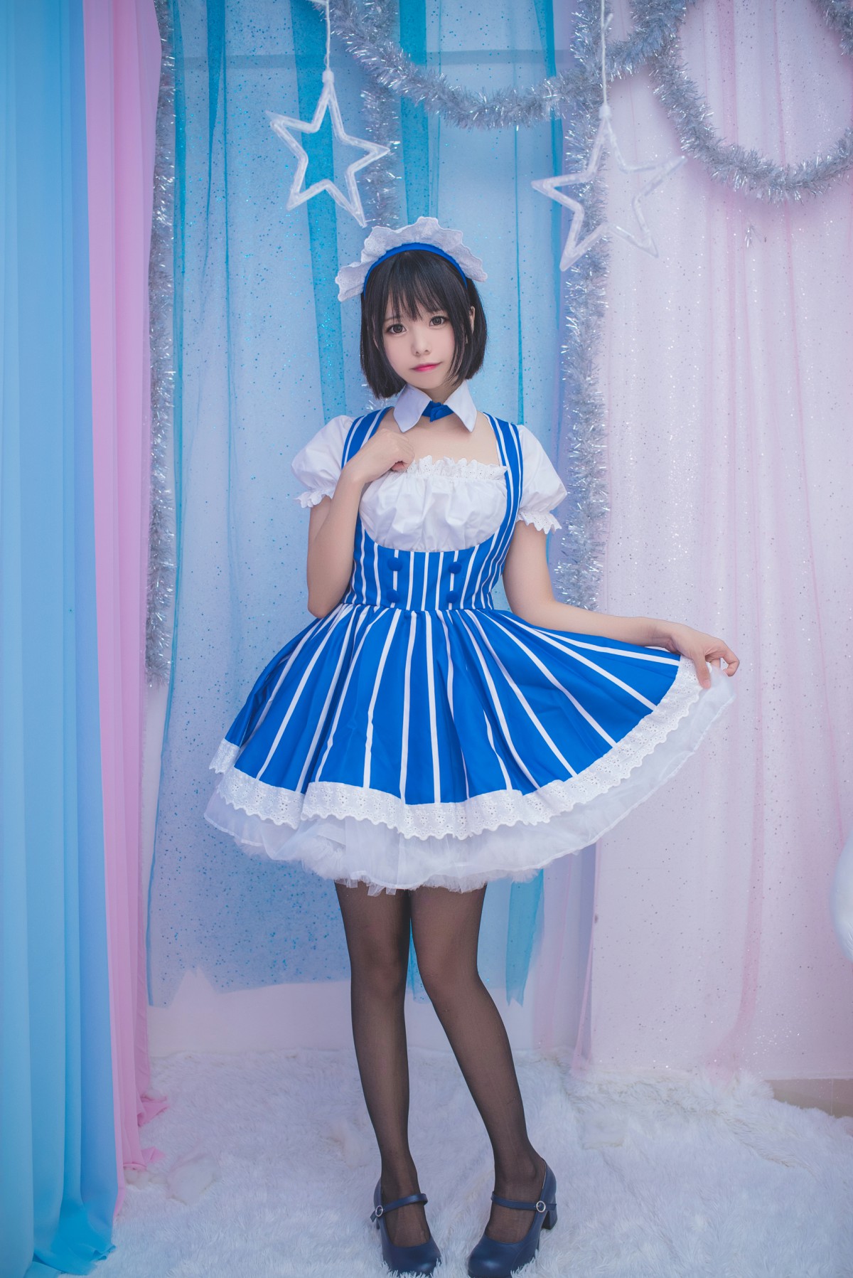 图片[8]-白金Saki写真 – 女仆 – COSPLAY-瞬颜部落