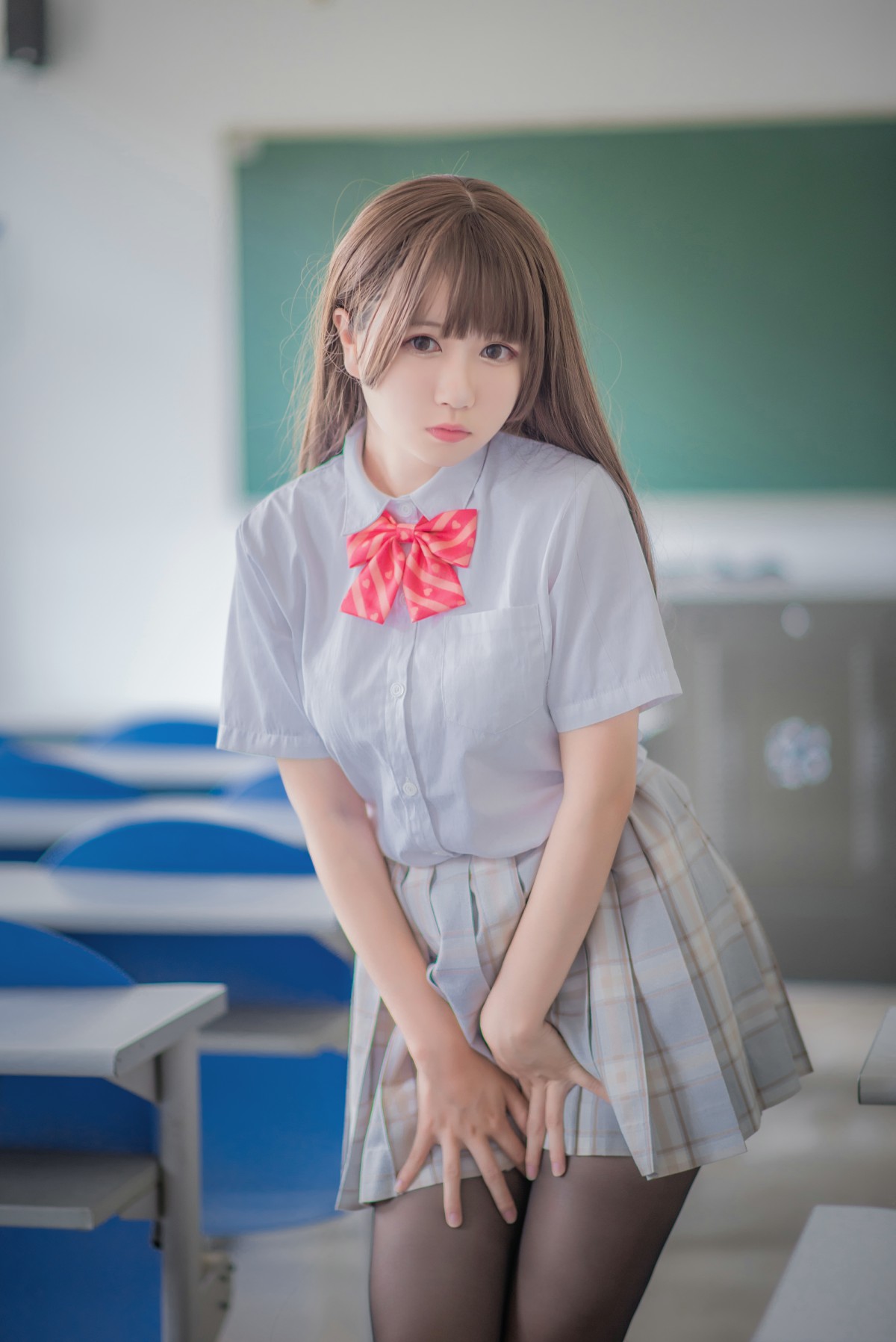 图片[2]-白金Saki写真 – 黑丝 – COSPLAY-瞬颜部落