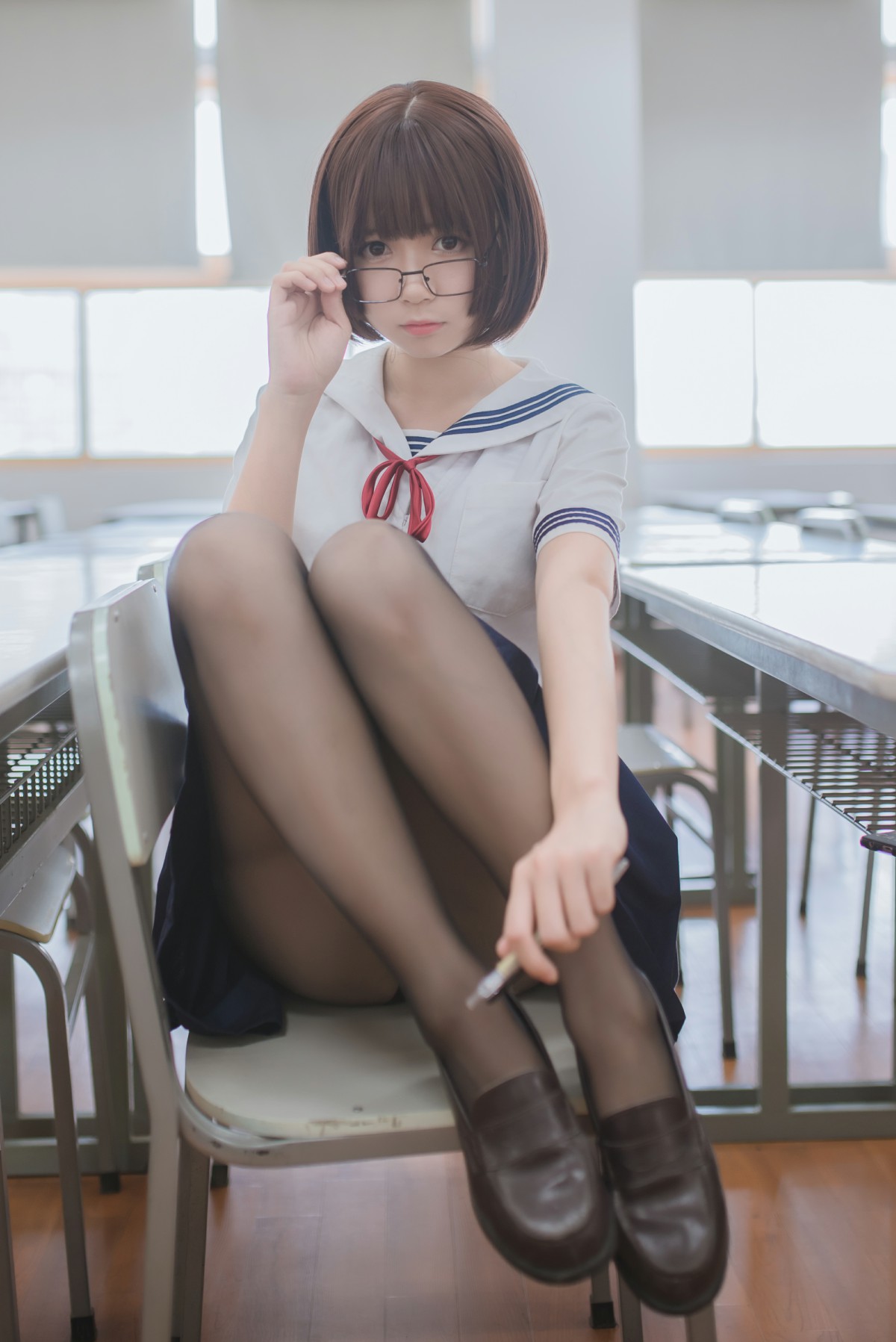 图片[8]-白金Saki写真 – 黑丝 – COSPLAY-瞬颜部落