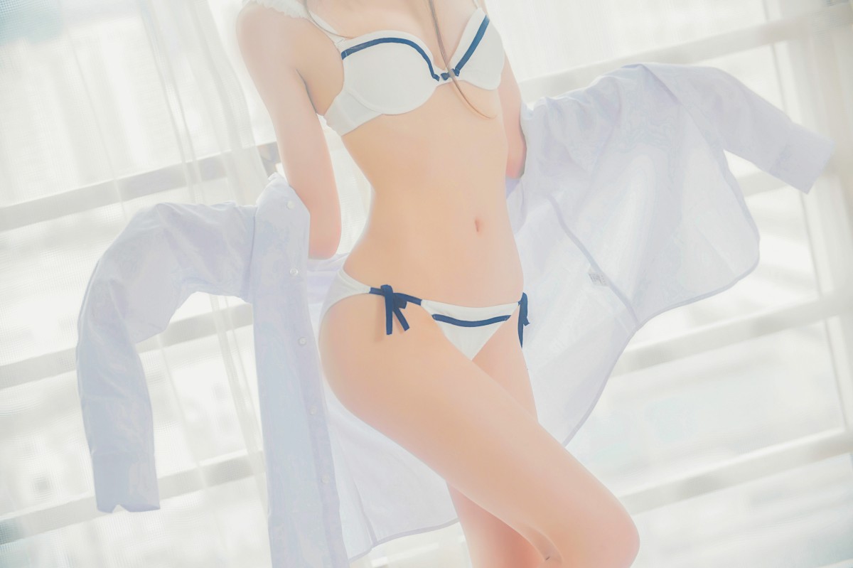 图片[4]-[桜桃喵]桜桃未熟-白衬衫双马尾 – COSPLAY-瞬颜部落