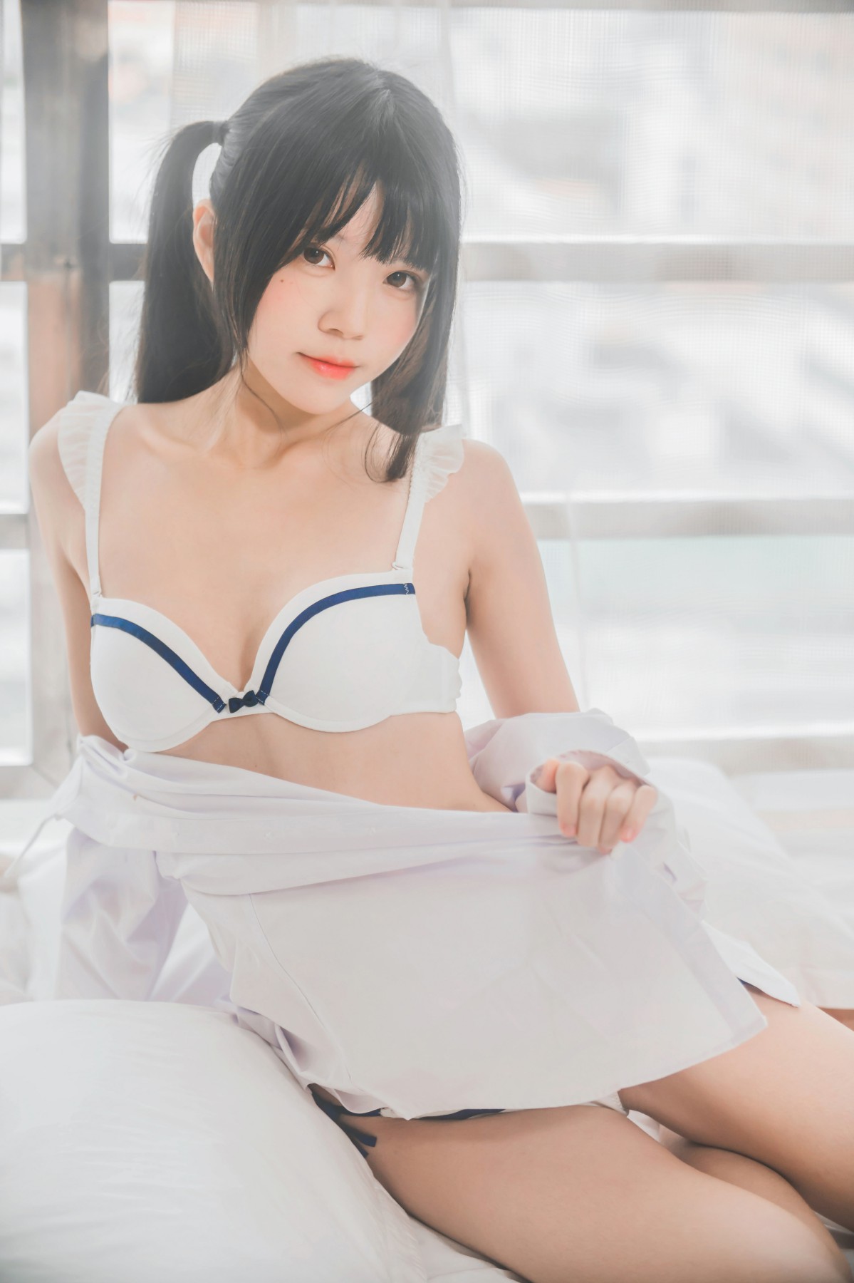 图片[26]-[桜桃喵]桜桃未熟-白衬衫双马尾 – COSPLAY-瞬颜部落