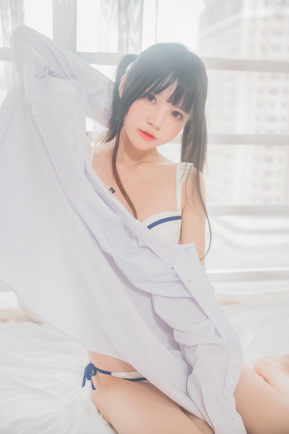 图片[36]-[桜桃喵]桜桃未熟-白衬衫双马尾 – COSPLAY-瞬颜部落